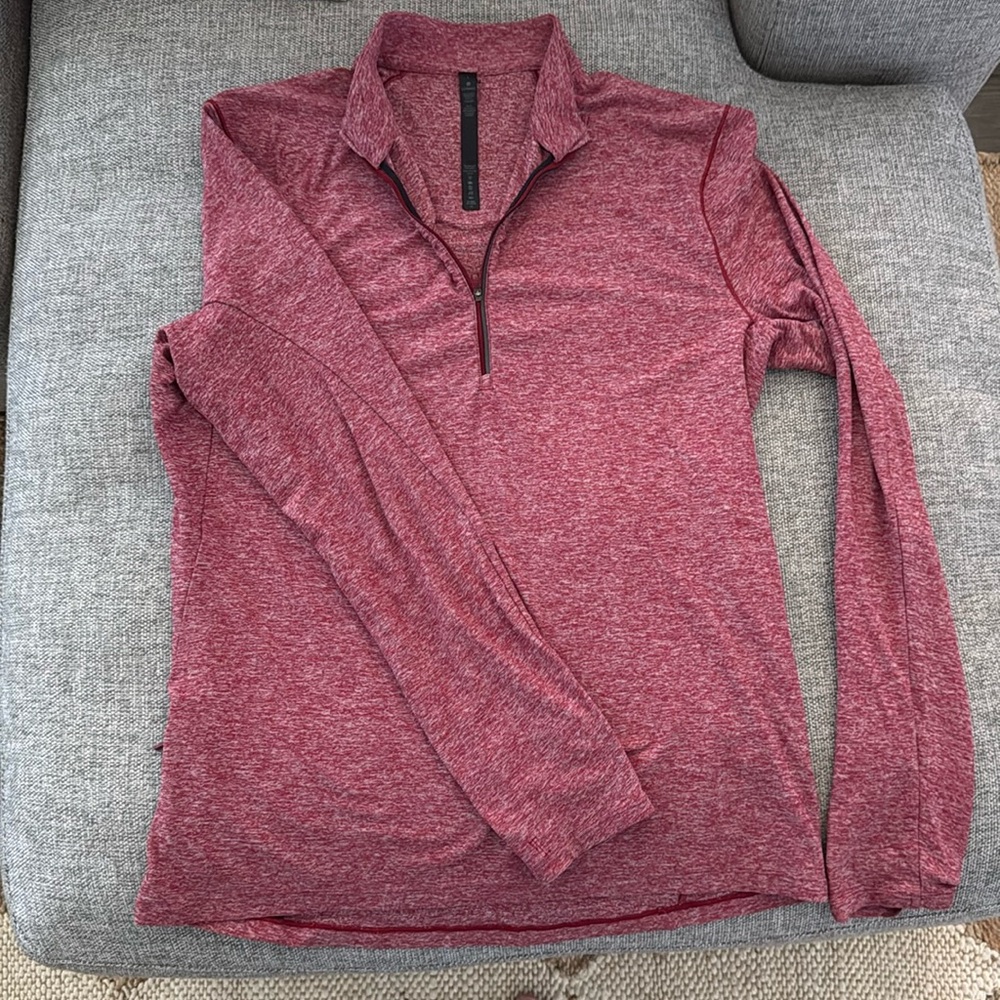 Men’s large 3/4 zip Lululemon